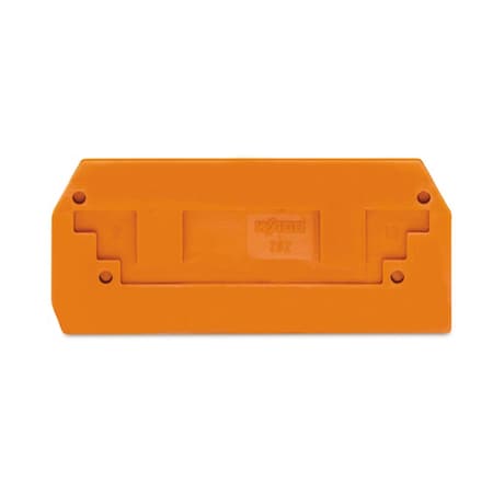 Wago END PLATE - ORANGE 282-328